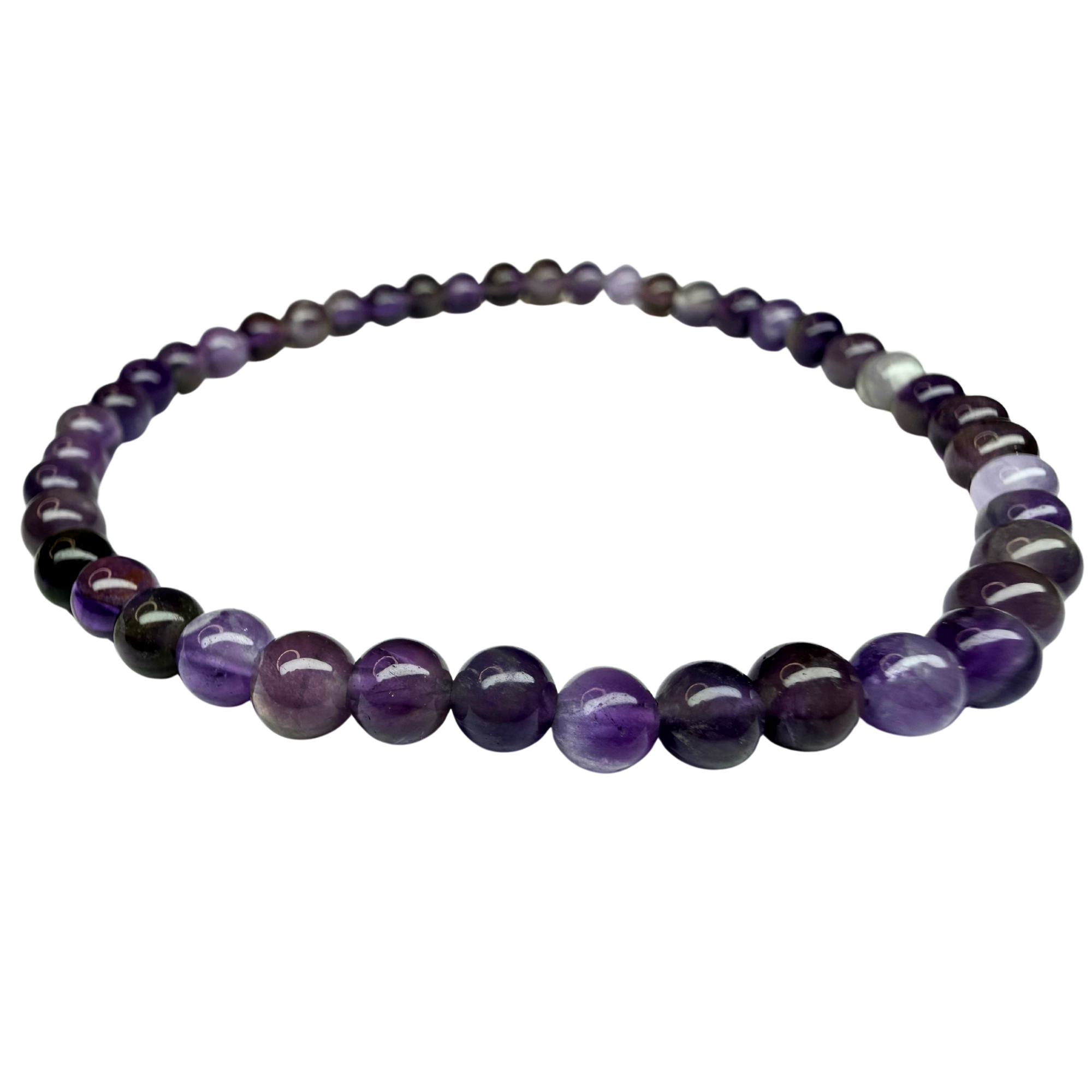 4mm Amethyst Stretch Bracelet