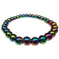 6mm Rainbow Hematite Stretch Bracelet