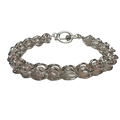 Rose Quartz Captured Bead Bracelet
