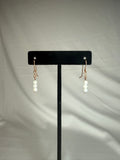 White Shell Peas in a Pod Earrings