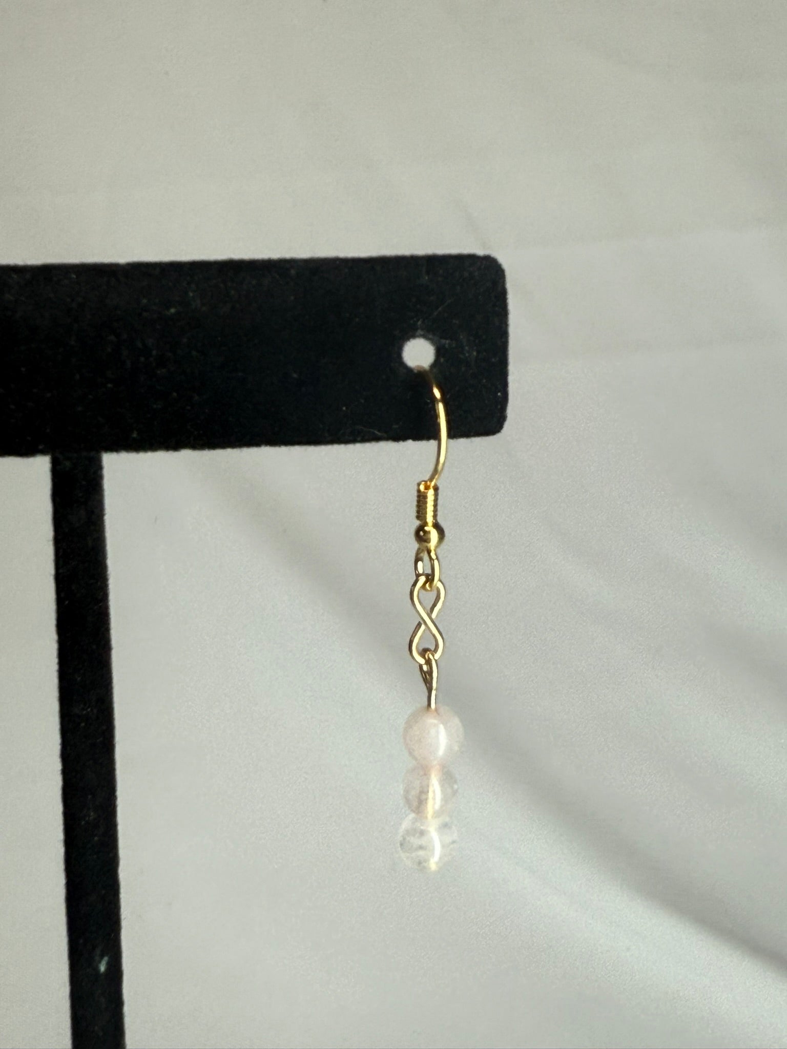 Rose Quartz Peas in a Pod Earrings