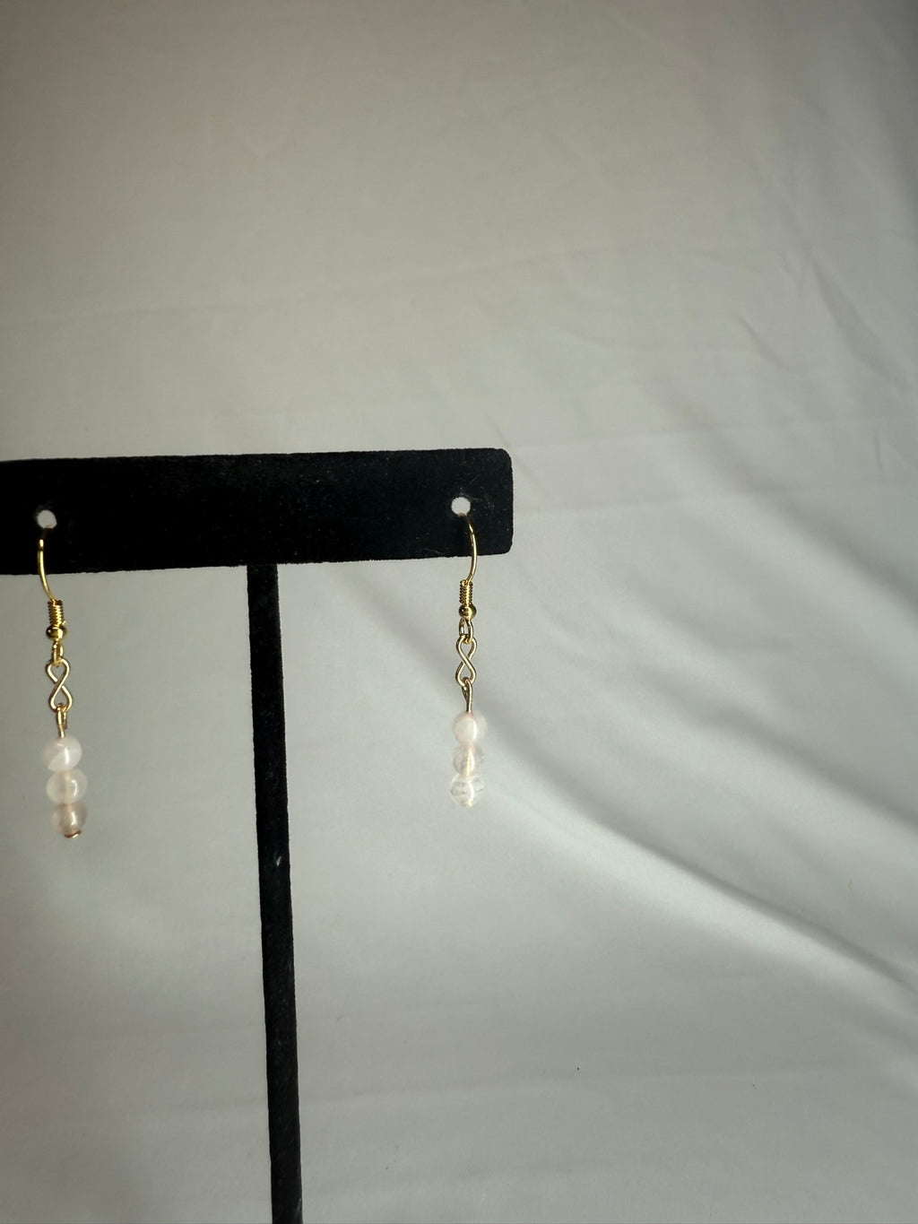Rose Quartz Peas in a Pod Earrings