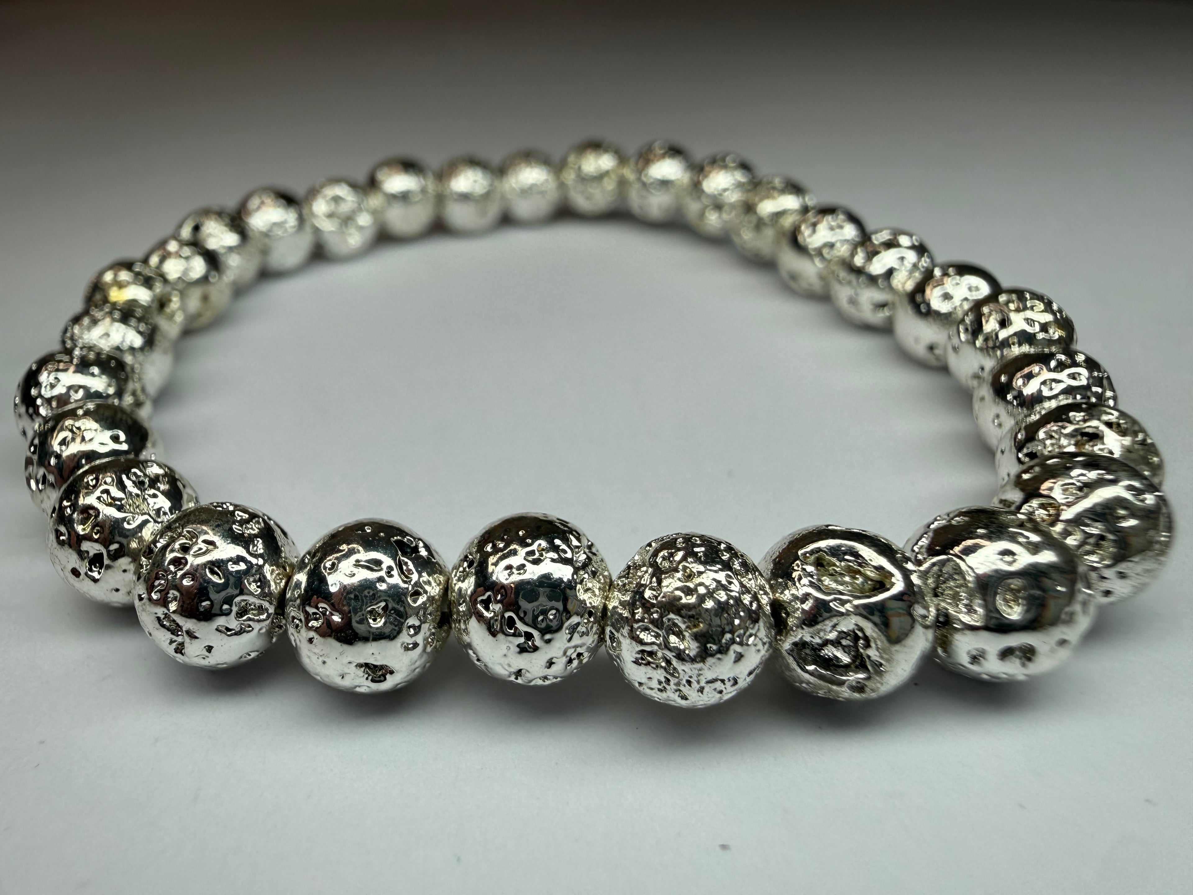 Lavastone 6mm Bead Stretch Bracelet