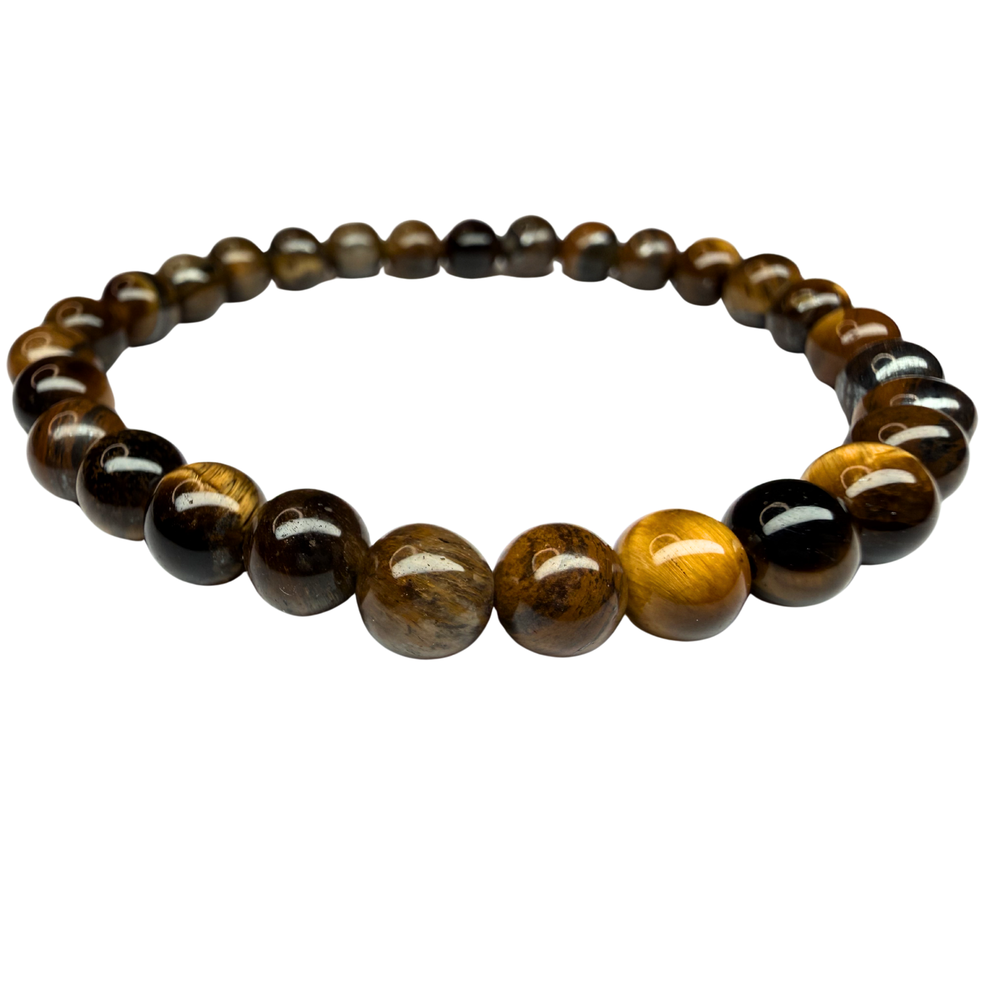 Tiger Eye 6mm Bead Stretch Bracelet