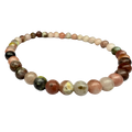 Fancy Jasper 4mm Beaded Stretch Bracelet