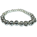 Lavastone 6mm Bead Stretch Bracelet