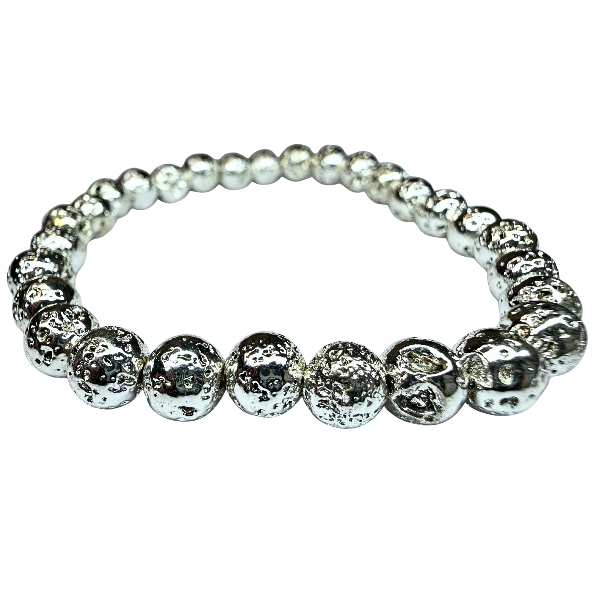 Lavastone 6mm Bead Stretch Bracelet