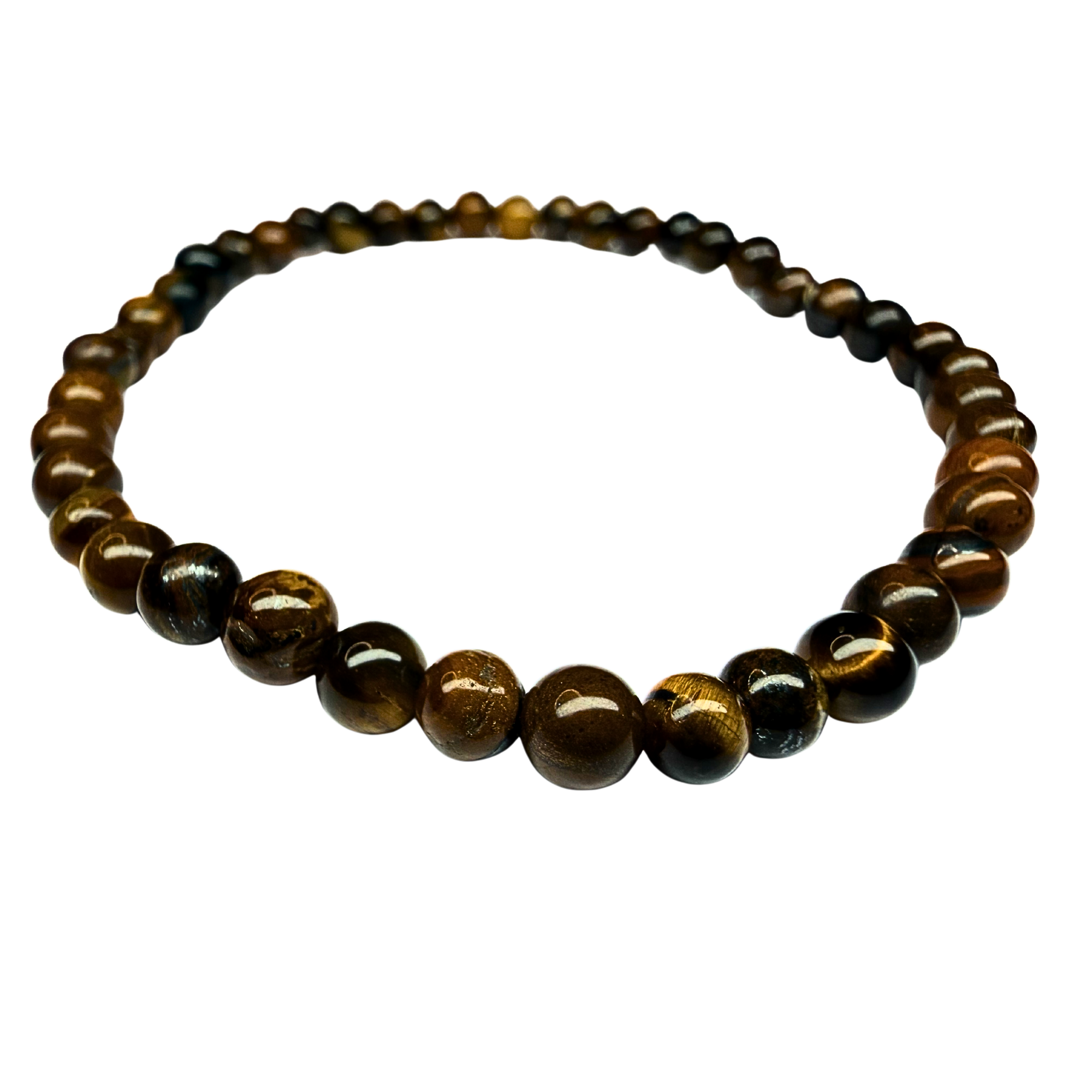 Tiger Eye 4mm Bead Stretch Bracelet